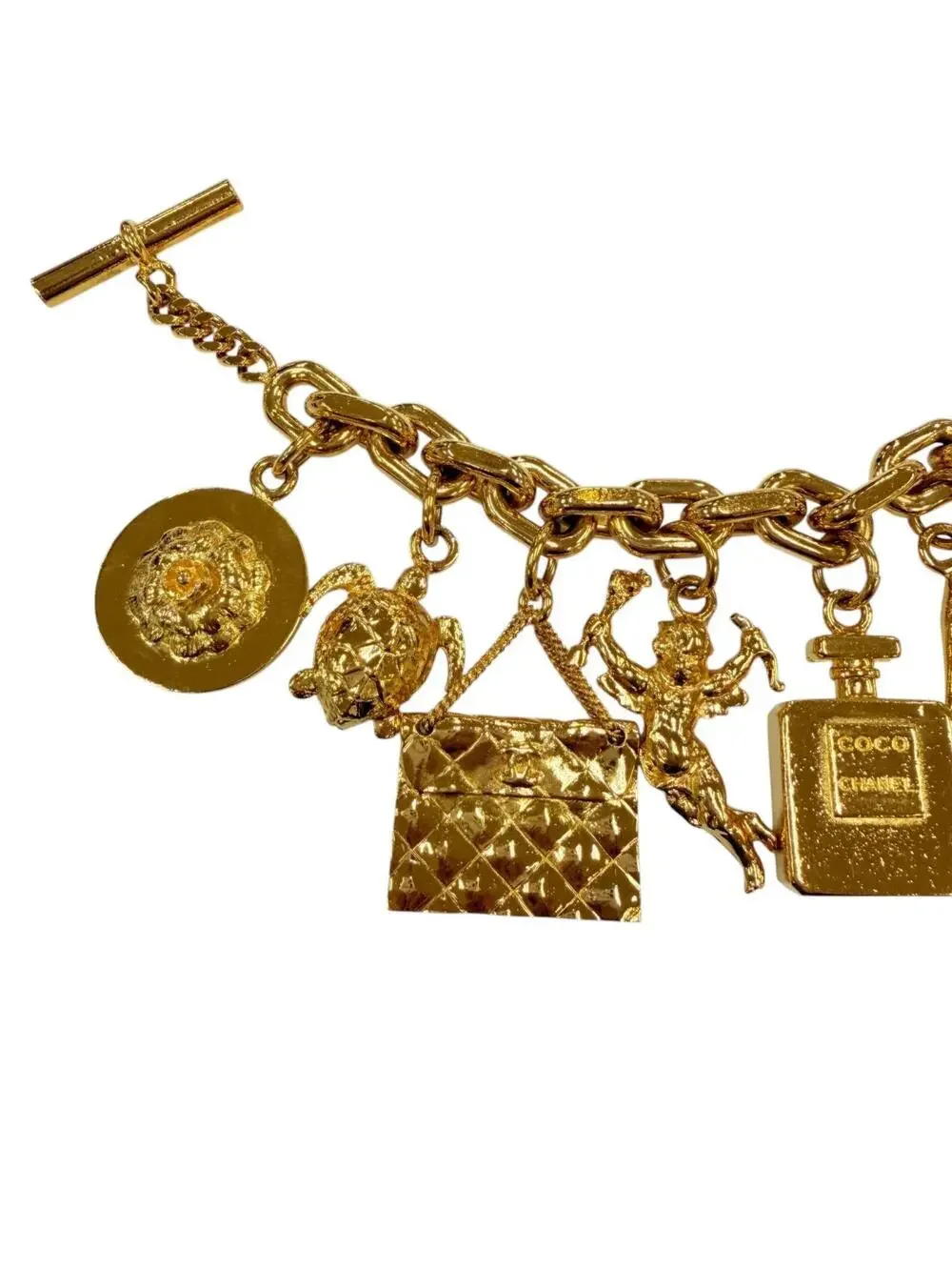 Chanel Vintage Bracelet Metal Gold #327516C11B